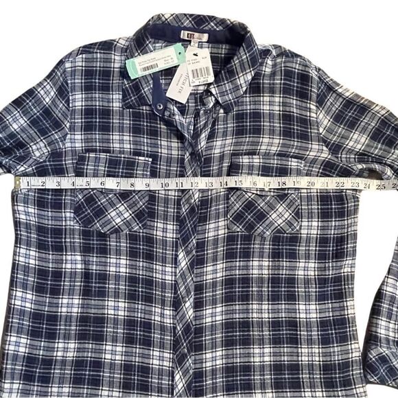 Kut From the Kloth Boylen Snap Front Plaid Shirt - Picture 12 of 14